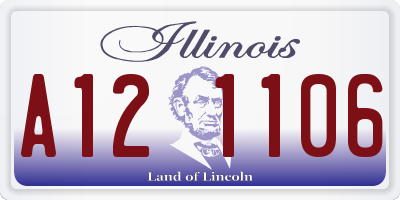 IL license plate A121106