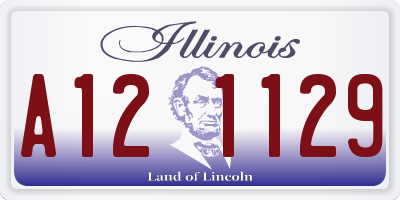 IL license plate A121129