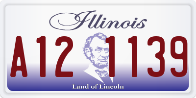IL license plate A121139