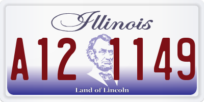 IL license plate A121149