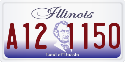 IL license plate A121150