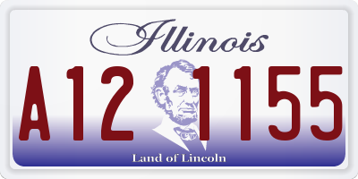 IL license plate A121155