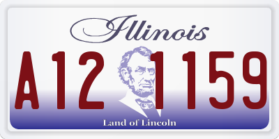 IL license plate A121159