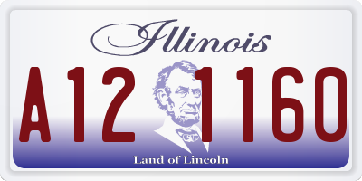 IL license plate A121160