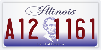 IL license plate A121161