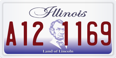 IL license plate A121169