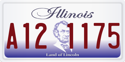 IL license plate A121175