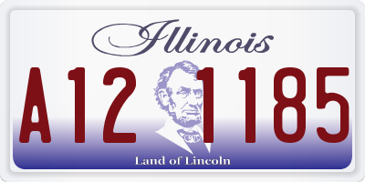 IL license plate A121185