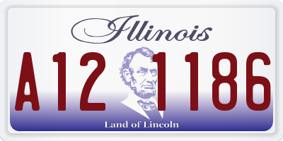 IL license plate A121186