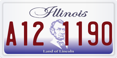 IL license plate A121190