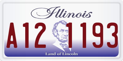 IL license plate A121193