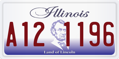 IL license plate A121196