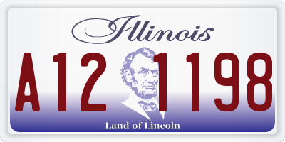 IL license plate A121198