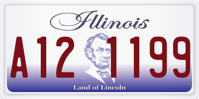 IL license plate A121199