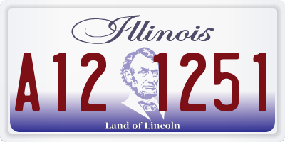 IL license plate A121251