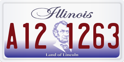 IL license plate A121263