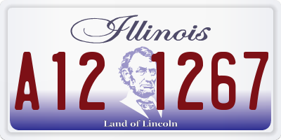 IL license plate A121267