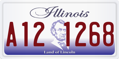 IL license plate A121268