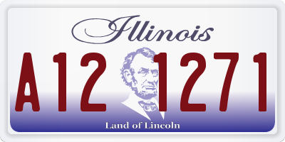 IL license plate A121271