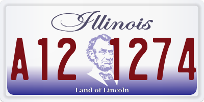 IL license plate A121274