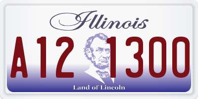 IL license plate A121300