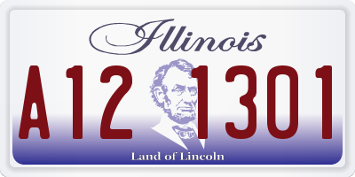 IL license plate A121301