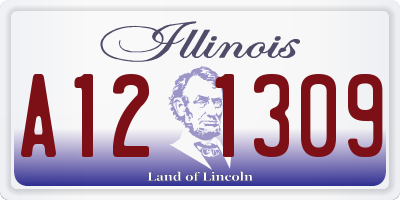 IL license plate A121309