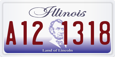 IL license plate A121318