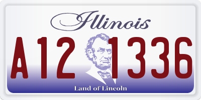 IL license plate A121336