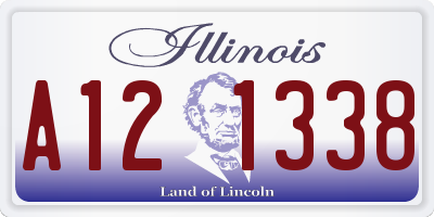 IL license plate A121338