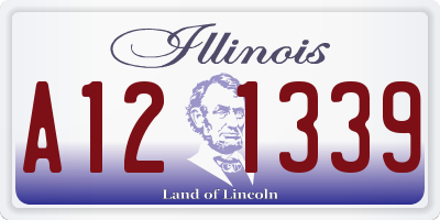 IL license plate A121339