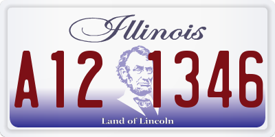 IL license plate A121346