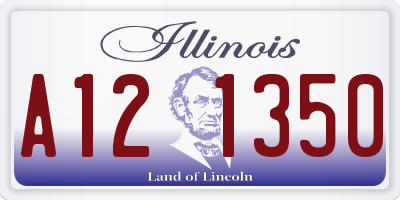 IL license plate A121350