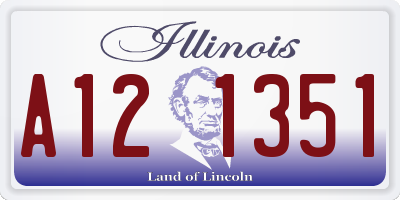 IL license plate A121351