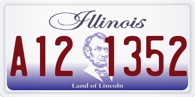 IL license plate A121352