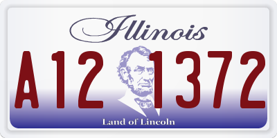 IL license plate A121372