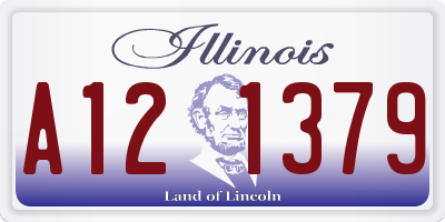 IL license plate A121379