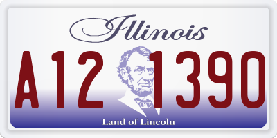 IL license plate A121390