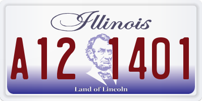 IL license plate A121401