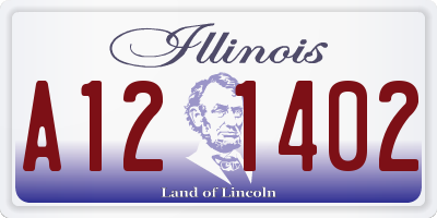 IL license plate A121402