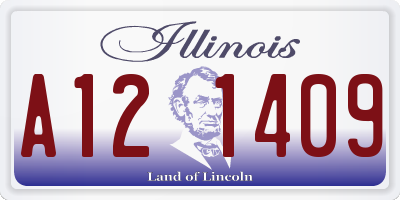 IL license plate A121409