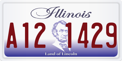IL license plate A121429
