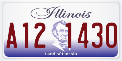 IL license plate A121430