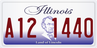 IL license plate A121440