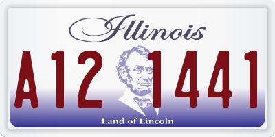 IL license plate A121441