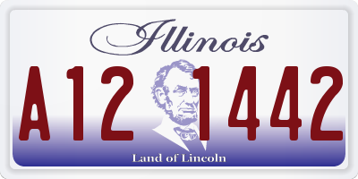 IL license plate A121442