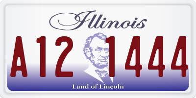 IL license plate A121444