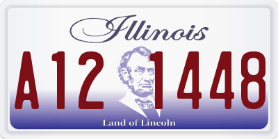 IL license plate A121448