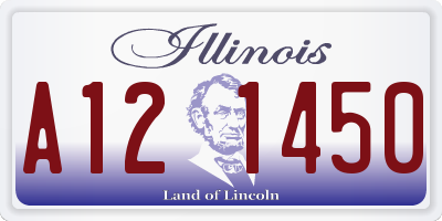 IL license plate A121450