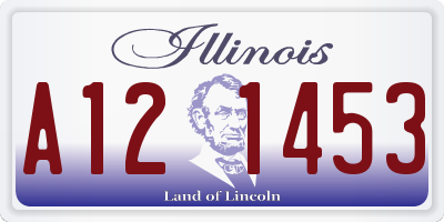 IL license plate A121453